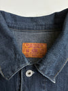 Vintage Energie Dark Wash Denim Trucker Jacket (S)