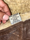 Vintage Premium Original Furr Inside Leather Jacket (S/M)
