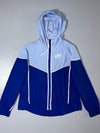 Nike Windrunner | Blue Colorblock Hooded Jacket | (S)