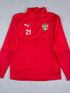 Puma | Sedan Ardennes Quarter-Zip Training Top | Red (M)