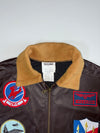 Top Gun Maverick VF-1 Patch Flight REXINE Bomber Jacket (M/L)