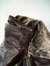 Vintage (Detechable Furr Coller) Premium Original Leather Jacket (M)