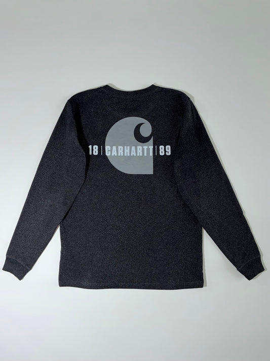 Carhartt Charcoal Long Sleeve Pocket Tee (L)