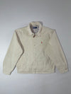 Polo Ralph Lauren Cream Harrington Jacket with Striped Lining (L)