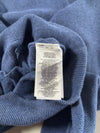 Polo Ralph Lauren Navy Pima Cotton Full-Zip Knit Sweater (XL)