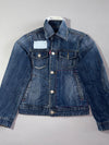 Dsquared2 Patchwork Denim Jacket – Distressed Indigo Trucker (S)