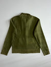 Hollister California Full Zip Track Jacket – Olive Green w/ White Stripe (L/XL)