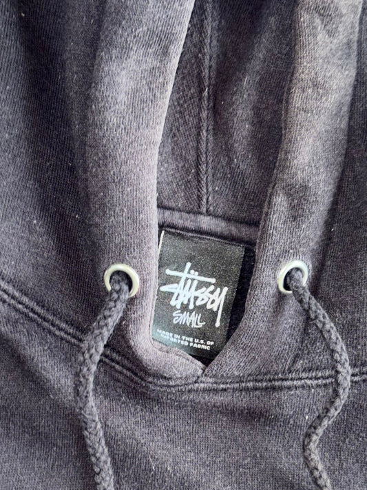 Stüssy x Nike S&S Collection Faded Black Pullover Hoodie (L)