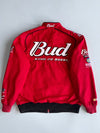 Vintage Chase Authentics Bud King of Beers NASCAR Racing Jacket - Dale Earnhardt Jr #8 Budweiser Winston Cup (M/L)