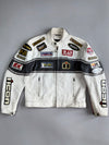 ICON Motorsports Racing Pure Leather Jacket with Sponsor Patches (M)