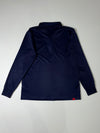 Adidas Long Sleeve Polo Shirt — Navy Blue (3XL)