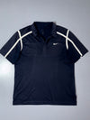 Nike Dri-Fit Colorblock Golf Polo – Navy/White, (L)