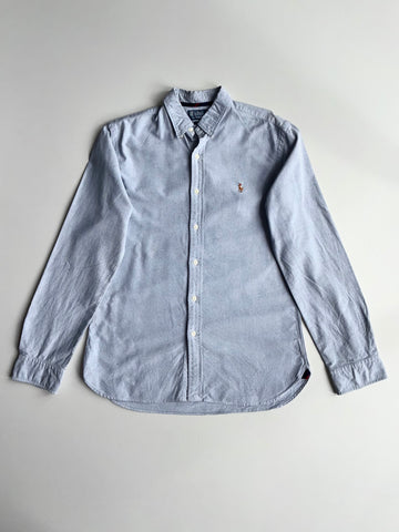 Polo Ralph Lauren Slim Fit Oxford Blue Button-Down Shirt (Size M)