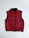 Jack Wolfskin Reversible Fleece Zip-Up Vest – Maroon (L)