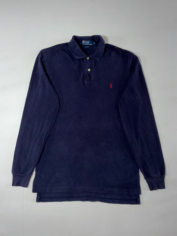 Vintage Polo by Ralph Lauren Long Sleeve Polo Shirt – Navy (L)