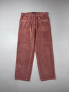 Empyre Pink Corduroy Pants (W:33) (L:40)