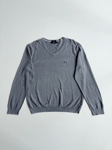Hugo Boss V-Neck Sweater – Grey (S)
