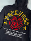 Burberry London England Moose Head “B” Patch Hoodie Black Embroidered (2XL)
