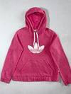 Vintage Adidas Originals Pink Trefoil Logo Hoodie Women’s (S/M)