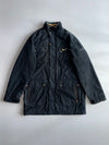 Nike Basketball Vintage Field Jacket Black Gold Swoosh (XL)