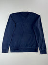 Patagonia Regenerative Organic Cotton Crewneck Sweatshirt - Navy Blue  (L)