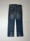 Y2K Japanese Style Distressed Sashiko Stitch Denim Jeans (W:36) (L:43)
