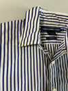 Ralph Lauren Sport Striped Button-Up Shirt Navy White Slim Fit Women’s (S)