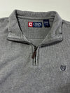 Chaps Grey Quarter Zip Pullover (2XL)
