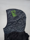 Vintage Nike Black Sherpa Quilted Hooded Jacket (L)