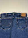 Vintage Wrangler Dark Wash Straight Leg Jeans (W:33) (L:41)