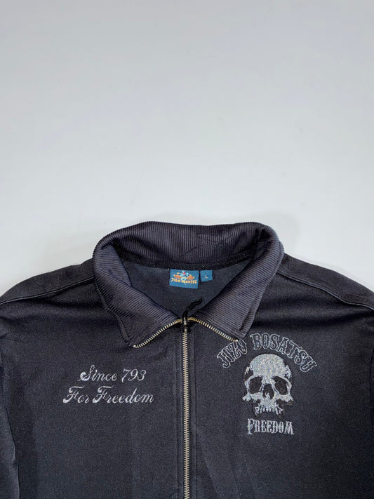 Jizo Bosatsu Black Studded Track Jacket (L)