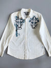 Eighty Eight | Gothic Cross Print Shirt (XL)