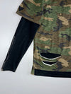 TKKE Camo Layered-Look T-Shirt (L)
