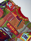 Vintage 90s COOGI Australia “FREE” 3D Graphic Pure Wool Knit Sweater – Made in Australia (XS)