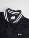 Nike Swoosh Varsity Bomber Jacket – Black & White(M)