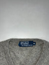Polo Ralph Lauren V-Neck Knit Sweater – Heather Grey (M)
