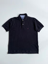 Tommy Hilfiger Custom Fit Polo Shirt – Black (L)