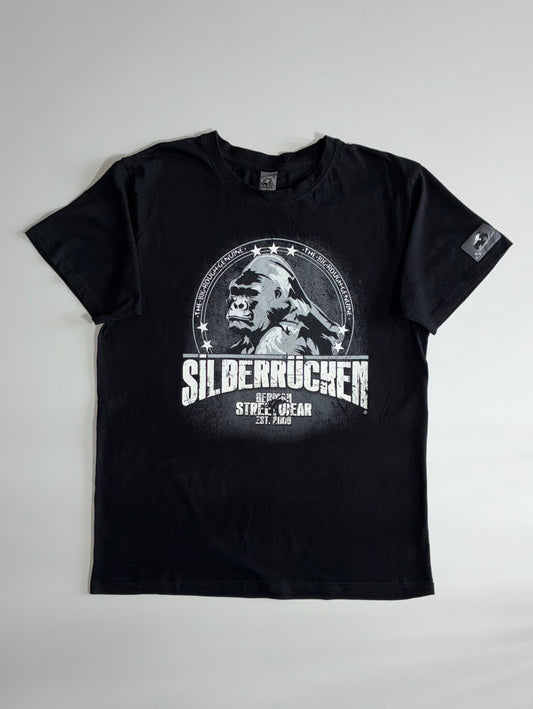 Silberrücken German Streetwear Gorilla Graphic Tee (L)