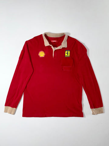 Ferrari Racing Long Sleeve Polo (L)