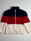 Fila Colorblock Sherpa Fleece Retro Zip-Up.(L)