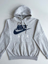 Vintage Nike Air Big Swoosh Hoodie – Heather Grey (L)