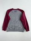 Levi’s Grey Maroon Raglan Crewneck Sweatshirt(XS)