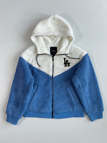 MLB Los Angeles Dodgers Sherpa Fleece Hoodie (L)