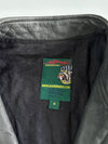 Ed Hardy by Christian Audigier | Tiger Tattoo-Print Pure Leather Café Racer Biker Jacket (M)