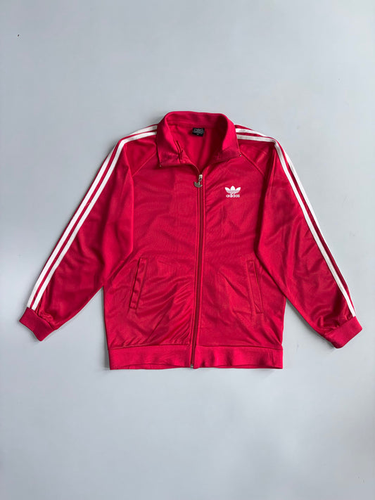 Adidas Trefoil Track Jacket | Red White | Vintage 90s (M)
