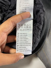 Vintage Carhartt Grey Pinstripe Hooded Active Work Jacket (M)