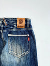 Vintage Oniarai Japanese Tattoo Art Denim Jeans (W:32 |L:41)