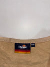 Ellesse Heritage Sherpa Cardigan  Tan Collarless Fleece, Zip-Up (XL)