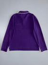 Lacoste Purple Full Sleeve Polo | Pocket Detail (L)