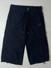 Y2K Nike Black 3/4 Cargo Capri Shorts  (W:30) (L:28)
